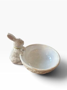 Ceramic Bunny Candy Dish/Bowl - Mud Pie
